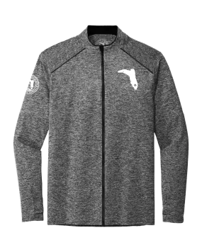 PULLOVER - HEATHER BLACK - FULL ZIP