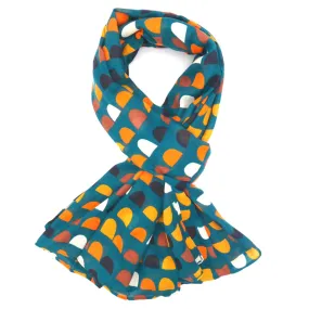 Scallops Scarf Dusky Denim