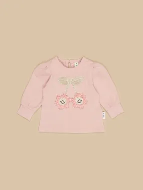 smile flower puff top