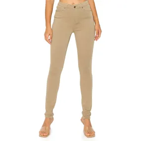 Soft Stretchy High Rise The Everyday Skinny Jeans - Khaki