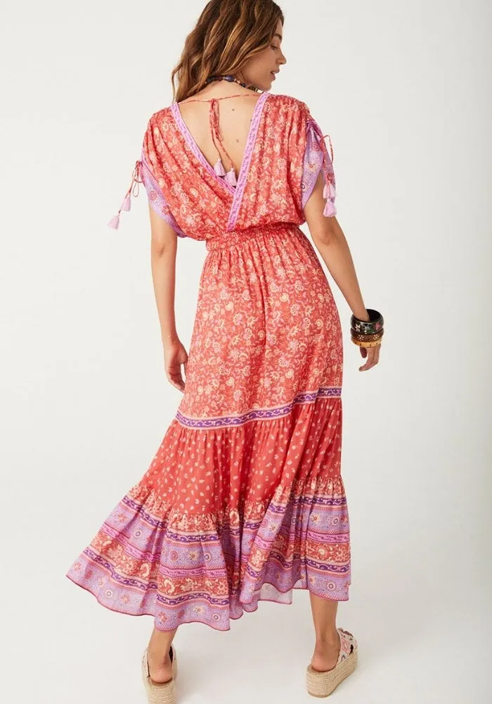 Sunshine Bandit Gown - Cayenne
