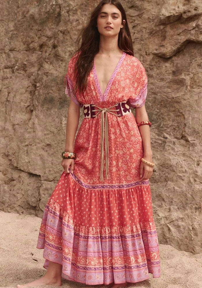 Sunshine Bandit Gown - Cayenne