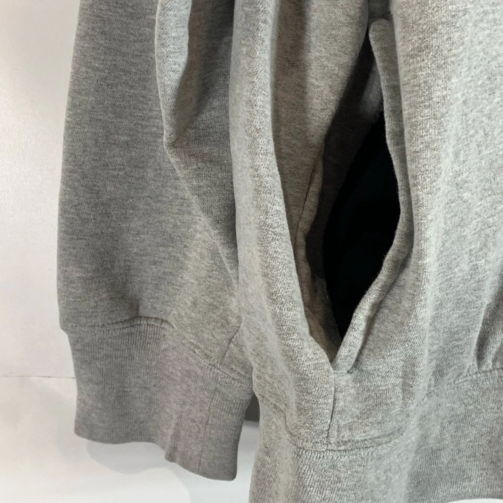 THE NORTH FACE Men's Gray Round Logo Graphic Pullover Hoodie SZ XL