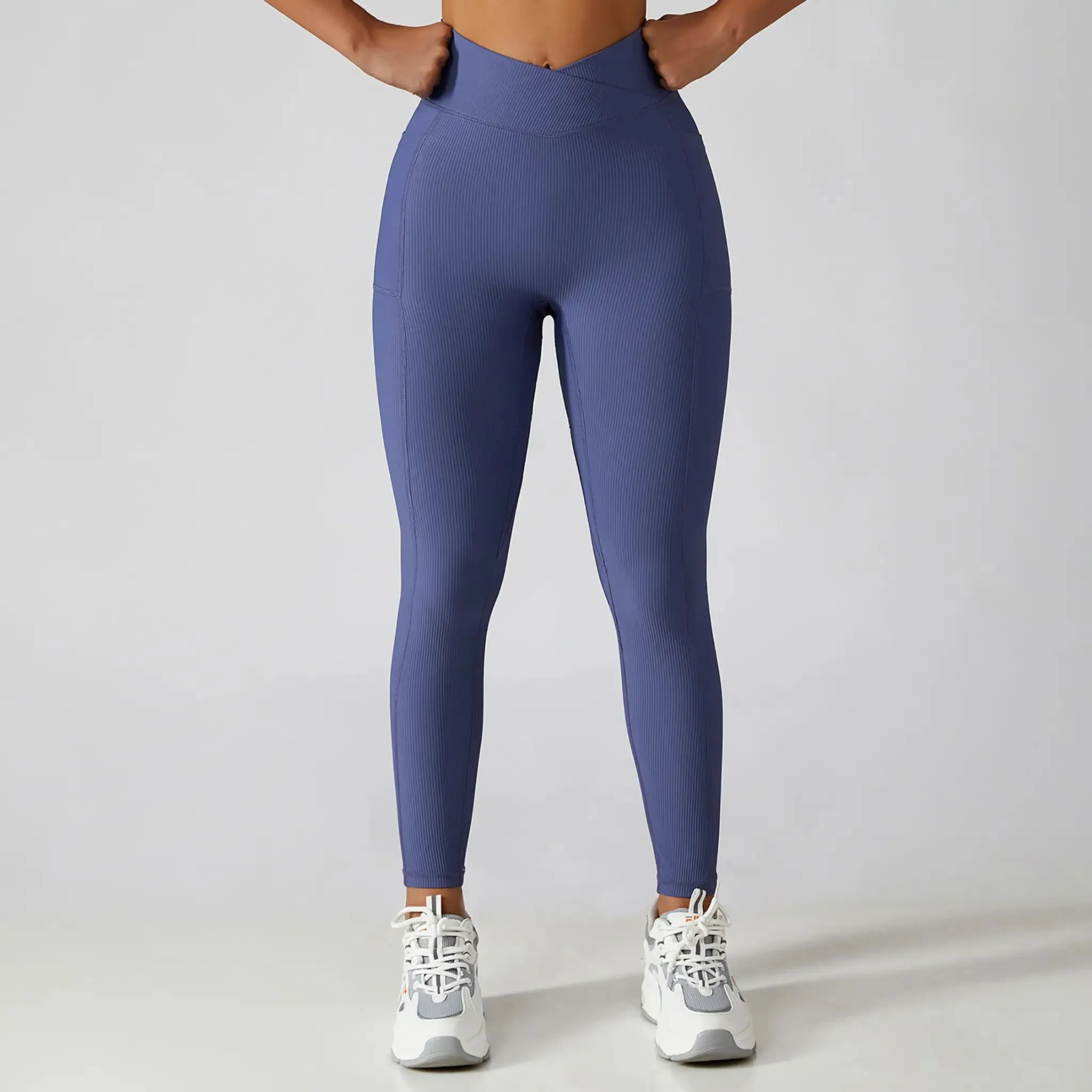 Thread Pocket High Waist Workout Pants
