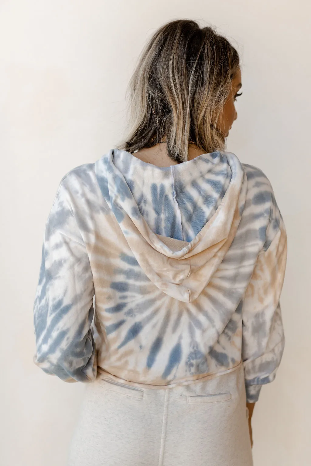 tie dye love hoodie