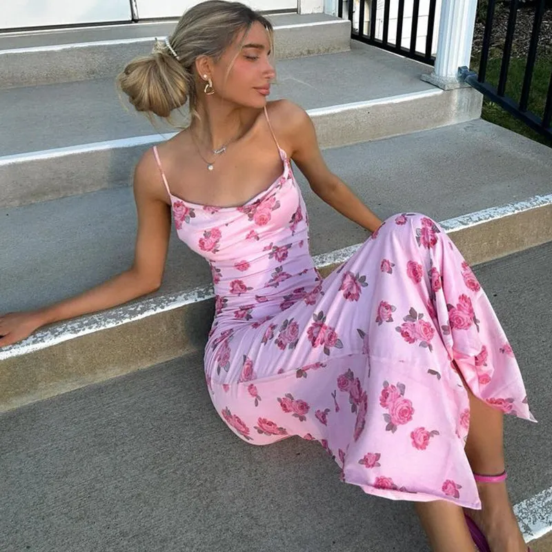Vvsha Celeste Floral Maxi Dress