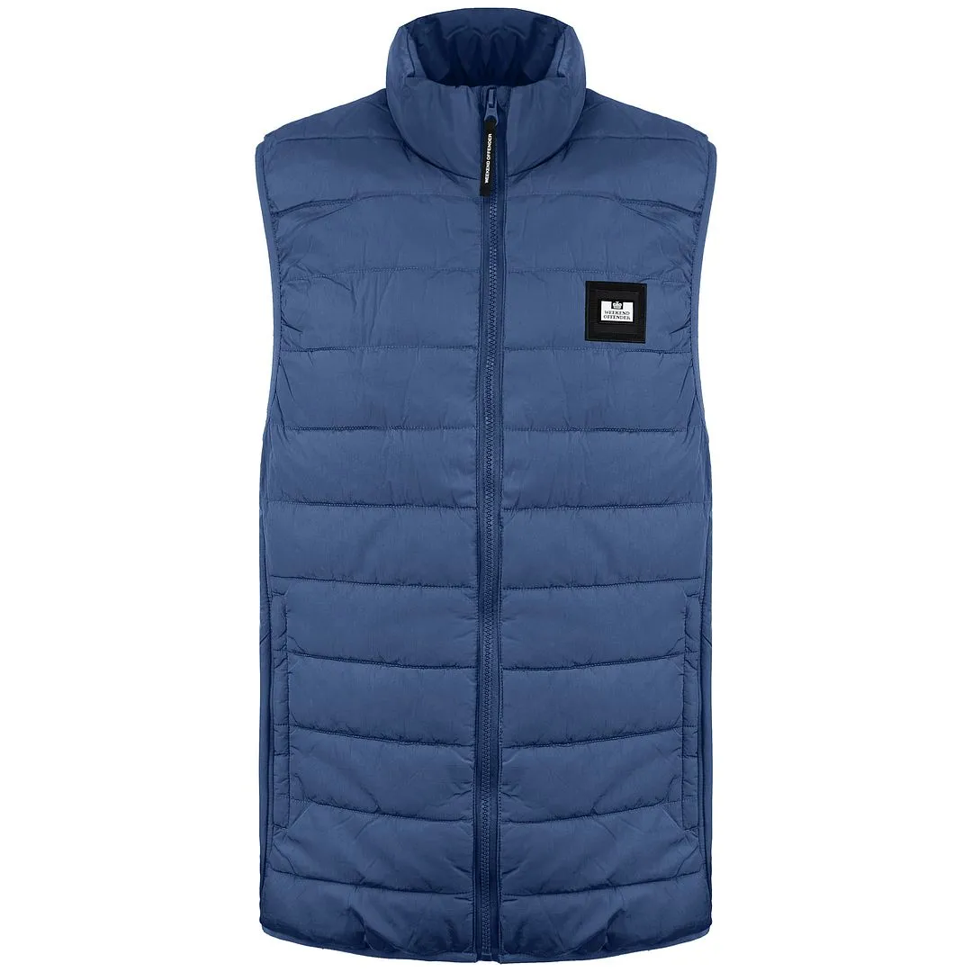 Weekend Offender Gacha Mens Deep Blue Gilet