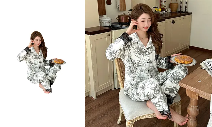 Winter Lace Pajamas
