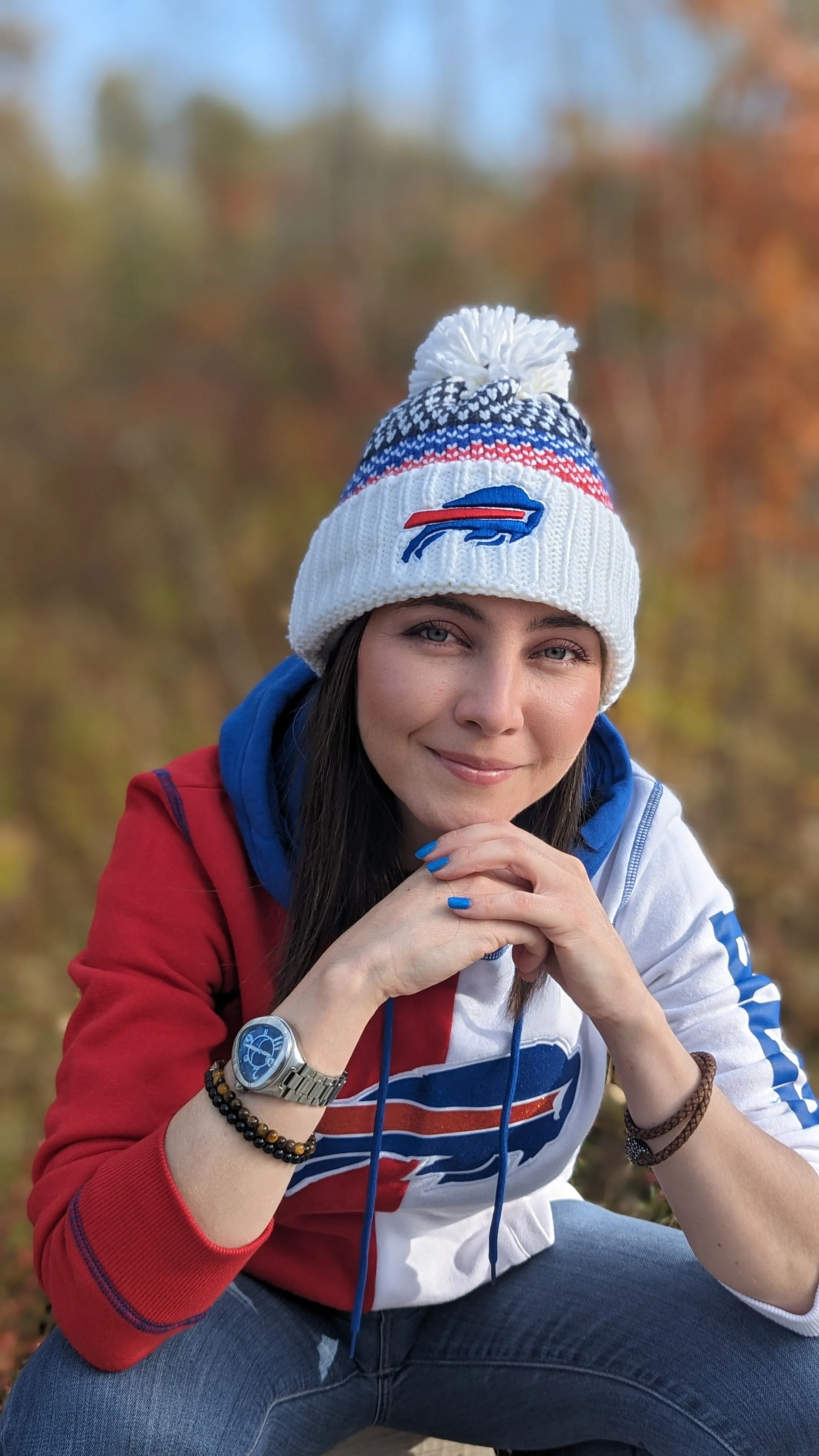 Youth New Era Multi-Color 2023 Sideline Knit Hat